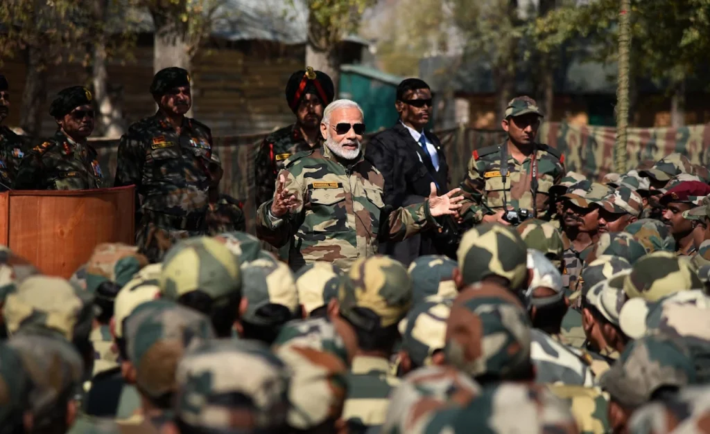 Modi Given free hand to indian armed forces