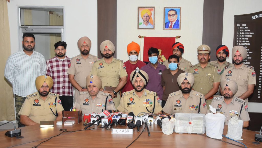 Massive Drug Bust in Punjab: 4.5 Kg Heroin Seized, Cartel with Pakistan Links Exposed