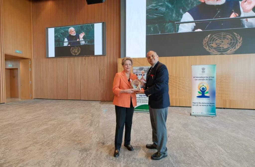 India Kicks Off International Yoga Day 2025 in Shanghai With Dilma Rousseff