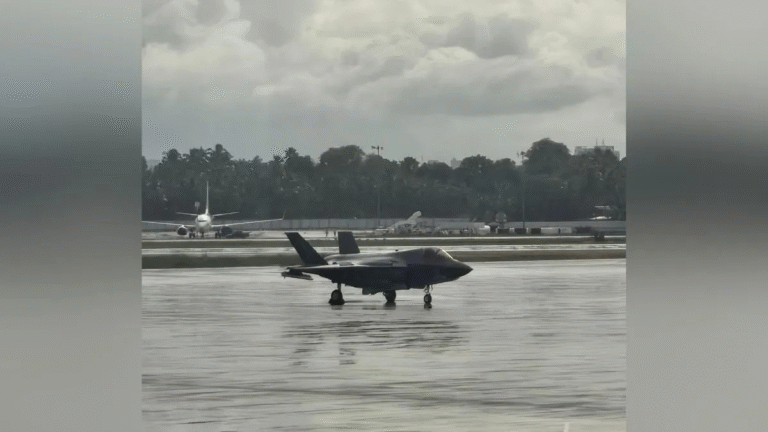 UK Navy’s F-35 Makes Emergency Landing in Kerala, Still Grounded Due to Technical Failure