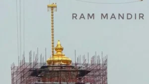 Ayodhya Ram Mandir's Golden Shikhara