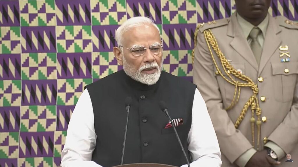 Modi Electrifies Ghana’s MPs with South–South Vision